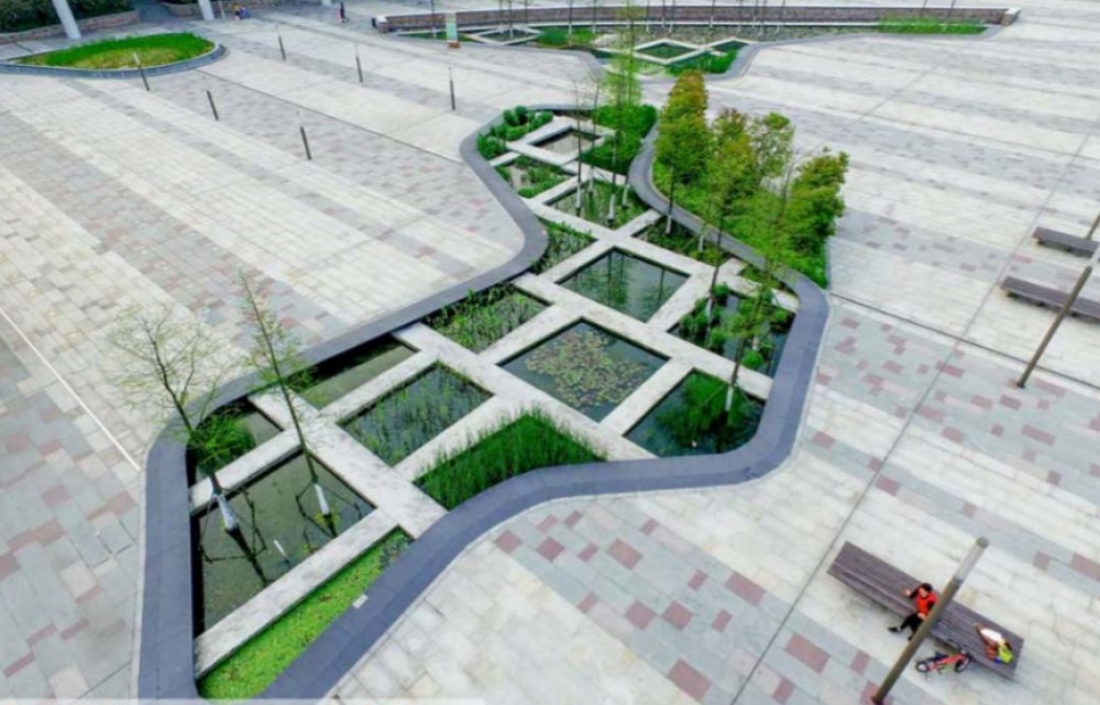 Kunshan Cultural Plaza. Source: CRC Water Sensitive Cities