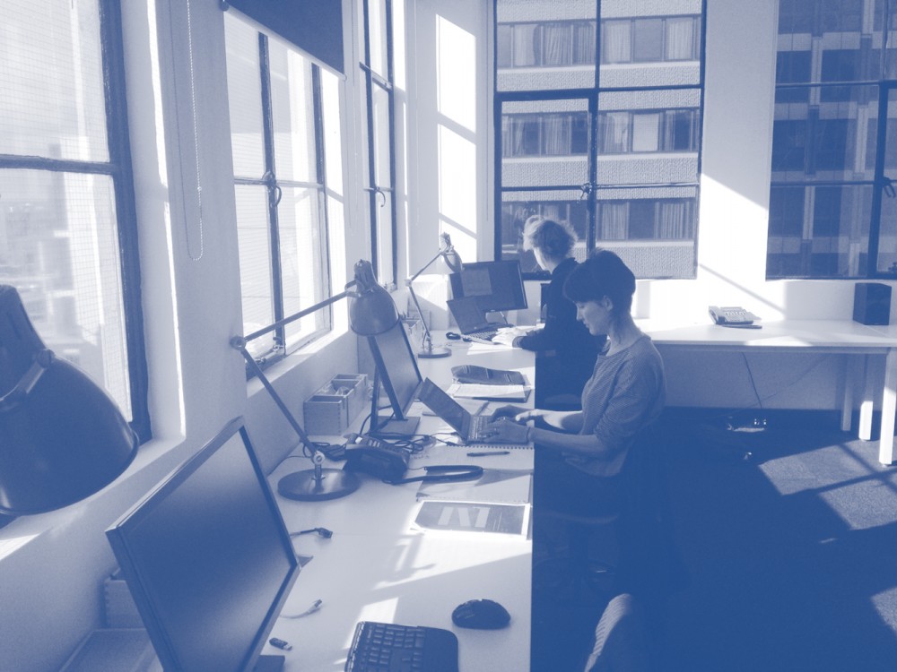Katie and Gary in the new Melbourne office
